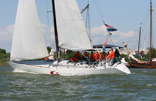 Sailing Pampus Challenge with impressive race yachts and fast rally RIB's