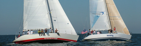 matchracen with 50ft race yachts