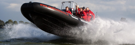 RIB riding in Muiden - company outing by Sailingevents