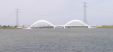 Bridge to IJburg by Nicholas Grimshaw